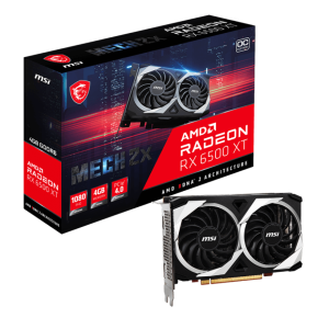 MSI RADEON RX 6500 XT MECH 2X 4G OC GRAPHIC CARD