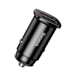 Baseus Square Metal 30W A+A Dual QC3.0 Quick Car Charger CCALL-DS01