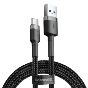 Baseus Cafule 3M Nylon Braided Cable USB To Type-C