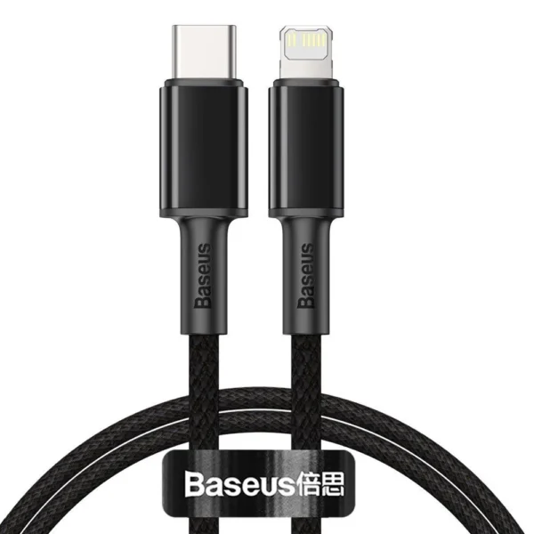 Baseus High Density 1M 20W Braided Fast Charging Data Cable Type-C to IP