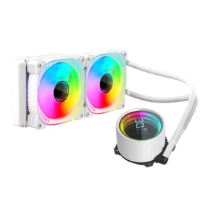 COOLMOON TY 240 White Liquid Cooler