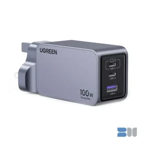 UGREEN GaN Fast Charger 140W with Cable (USB-A+2*USB-C 140W GaN Tech Fast Charger with C to C Cable 1.5M) CD289