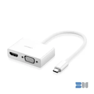 Ugreen Type C to HDMI + VGA Converter White MM123