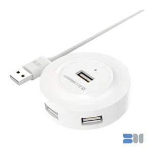 Ugreen USB to USB 2.0 4 Ports 25cm White HUB CR106