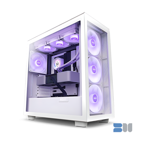 NZXT H7 ELITE WHITE ATX MID TOWER CASE CM-H71EW-02