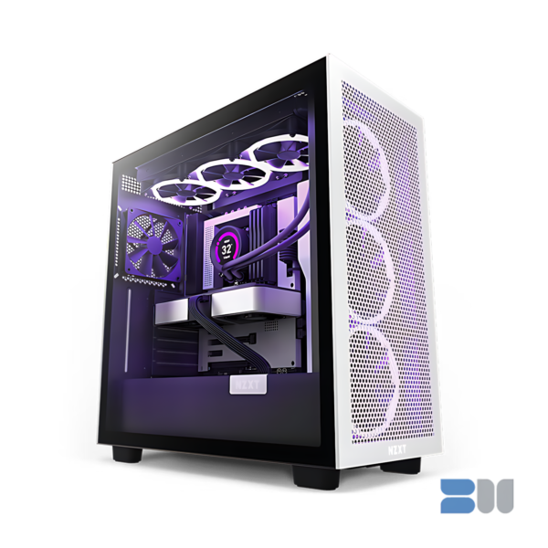 NZXT H7 FLOW BLACK & WHITE ATX MID TOWER CASE CM-H71FG-01