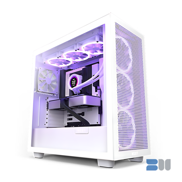 NZXT H7 FLOW WHITE ATX MID TOWER CASE CM-H71FW-01