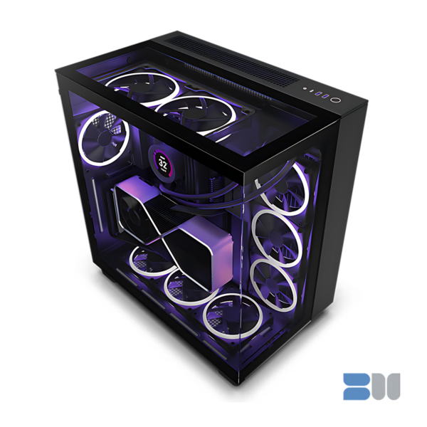 NZXT H9 ELITE BLACK ATX MID TOWER CASE CM-H91EB-01