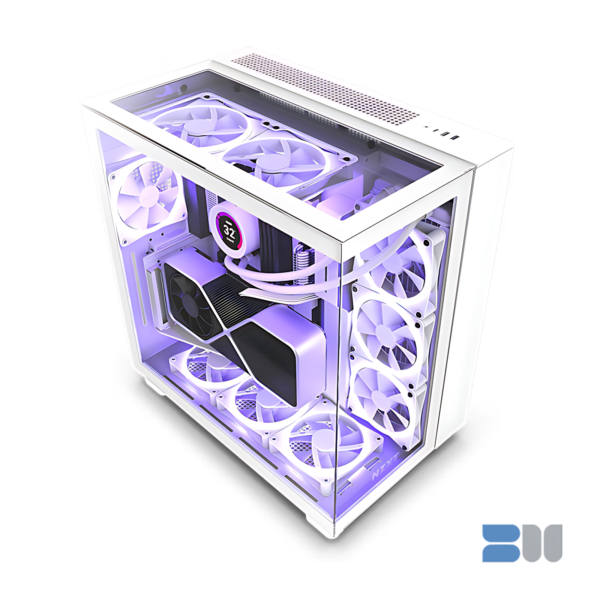 NZXT H9 ELITE WHITE ATX MID TOWER CASE CM-H91EW-01