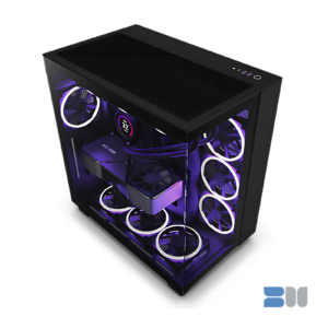 NZXT H9 FLOW BLACK ATX MID TOWER CASE CM-H91FB-01