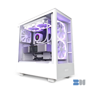 NZXT H5 ELITE WHITE ATX MID TOWER CASE CC-H51EW-01