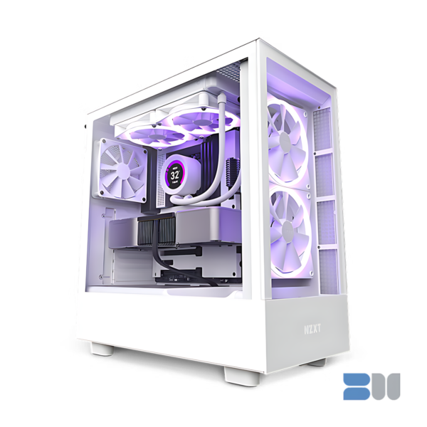 NZXT H5 ELITE WHITE ATX MID TOWER CASE CC-H51EW-01