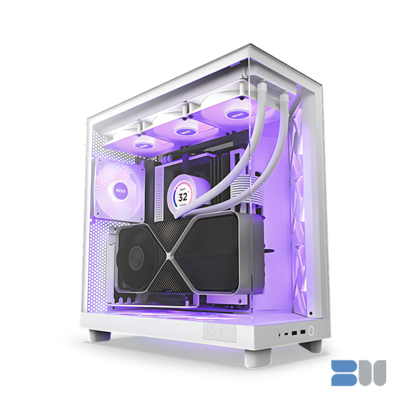 NZXT H6 FLOW RGB WHITE CASE CC-H61FW-R1