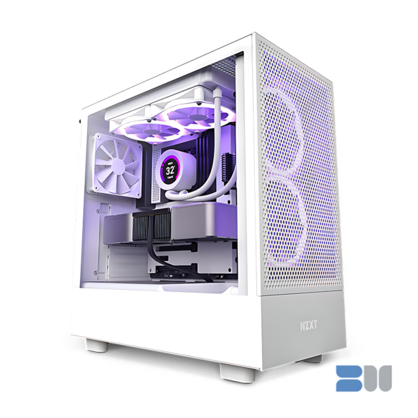 NZXT H5 FLOW WHITE ATX MID TOWER CASE CC-H51FW-01