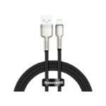 BASEUS CAFULE USB TO IP 2.4A 2M METAL DATA CABLE(CALJK-B01)(6m)