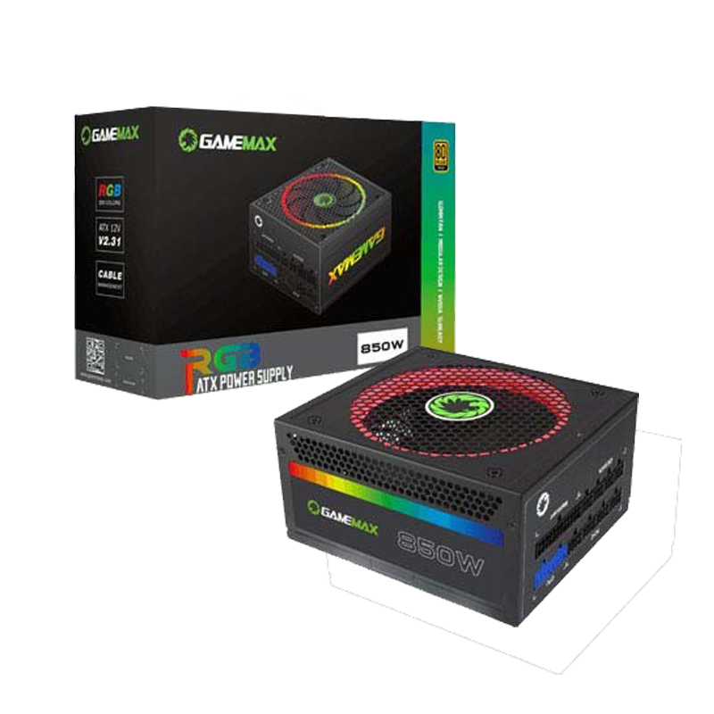 POWER SUPPLY - GAMEMAX RGB-850