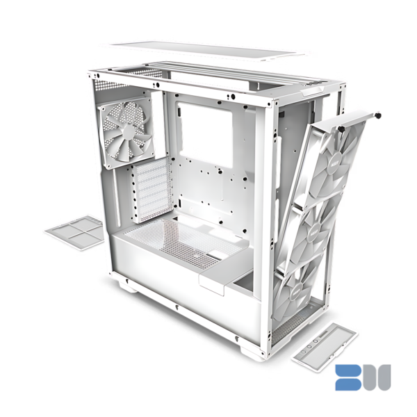 NZXT H7 ELITE WHITE ATX MID TOWER CASE CM-H71EW-02