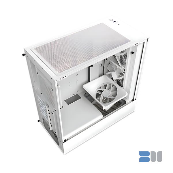 NZXT H5 FLOW RGB WHITE ATX MID TOWER CASE CC-H51FW-R1