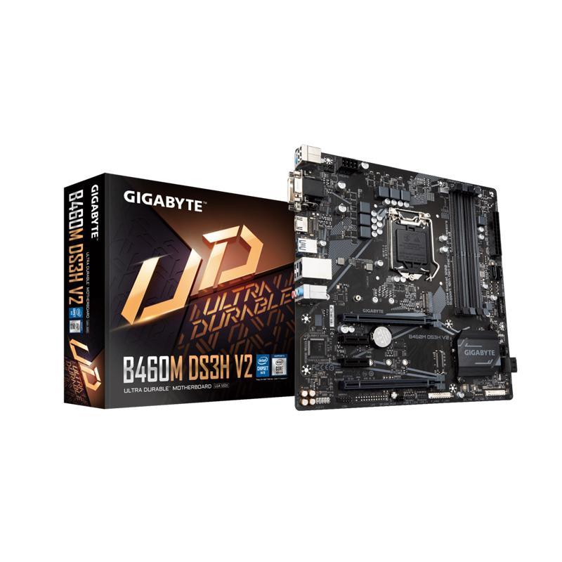 DESKTOP MOTHERBOARD - GIGABYTE 460M DS3H V2 (3y)