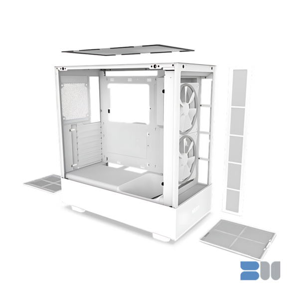 NZXT H5 ELITE WHITE ATX MID TOWER CASE CC-H51EW-01