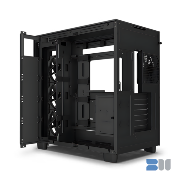 NZXT H9 FLOW BLACK ATX MID TOWER CASE CM-H91FB-01