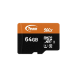 TEAM MICRO SDXC 64GB CLS10 WITH ADAPTOR (3y)