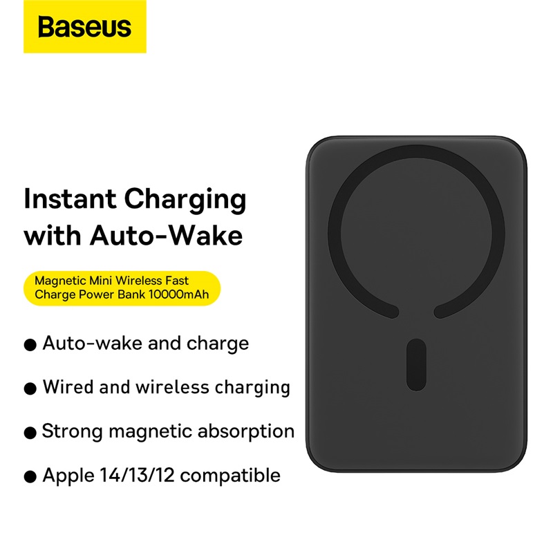 Baseus 10000mAh 20W Magnetic Mini Wireless Fast Charge Power Bank – 6M - Image 15