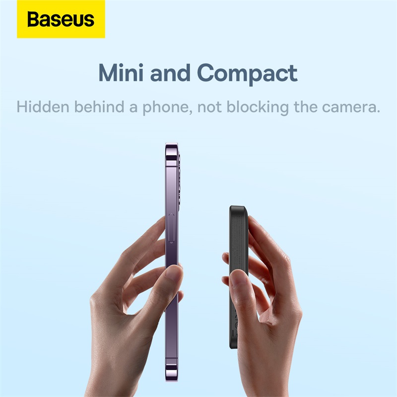 Baseus 10000mAh 20W Magnetic Mini Wireless Fast Charge Power Bank – 6M - Image 16
