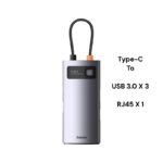 Baseus 4-in-1 Type C HUB – Star Joy Series Docking Station  – 6 Month Warranty