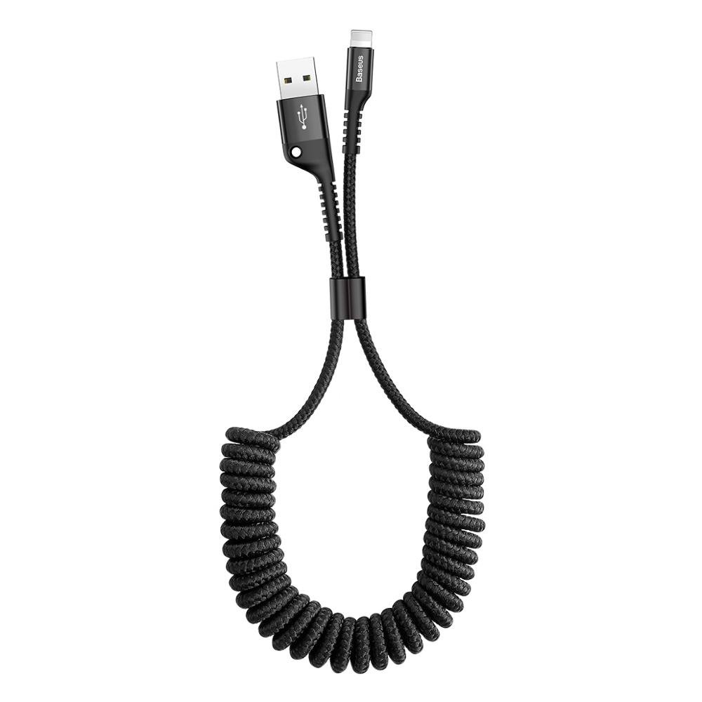 Baseus Fish Eye Spring 1Meter USB to Lighting Cable- 6M - Image 3