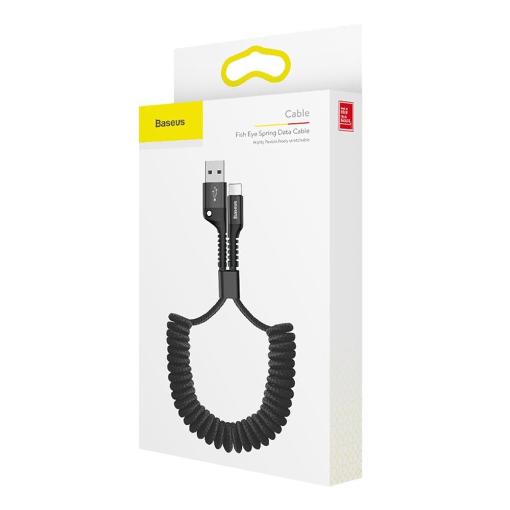 Baseus Fish Eye Spring 1Meter USB to Lighting Cable- 6M - Image 5