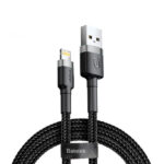 Baseus Cafule 1 Meter Nylon Braided Cable USB To Lightning QC3.0 2.4A – 6M