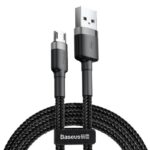 Baseus Cafule 3M Cable USB For Micro 2A Gray+Black – CAMKLF-HG1- 6 Months Warranty