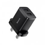 Baseus 10.5W Dual USB Port UK Pin Adapter – 6M