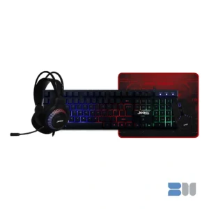 JEDEL CP 09 4 IN 1 GAMING COMBO (KEYBOARDMOUSEHEADSETMOUSE PAD)