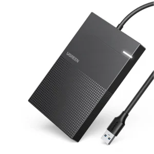 UGREEN 2.5 Inch SATA HDD / SSD Hard Drive Enclosure (with Micro USB input to USB 3.0 output Cable)