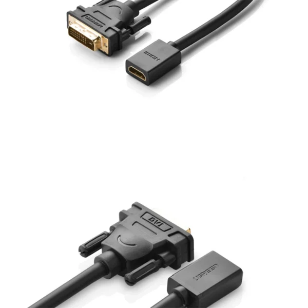 UGREEN-DVI-Male-to-HDMI-Female-Adapter-Cable-22cm-(Black)-04