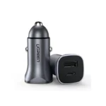 Ugreen 30w Type-C +USB Dual Port Car Charger CD130