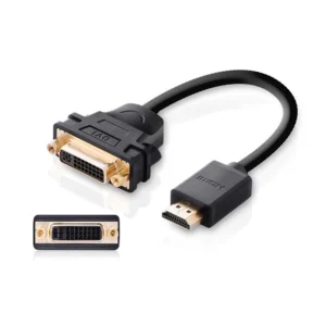 Ugreen-HDMI-Male-to-DVI-Female-Adapter-Cable-22cm-Black-01