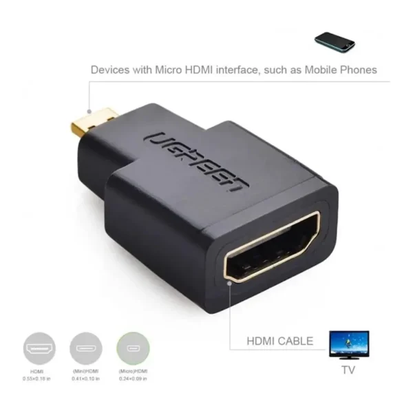 Ugreen-Mini-HDMI-Male-to-HDMI-Female-Adapter-Black-01