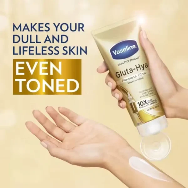 Vaseline Gluta-Hya Flawless Bright 330ml Gold