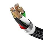 Baseus Three Primary 1.2 Meter USB to M+L+C Nylon Braid 3.5A Cable  – 6M