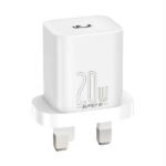 Baseus Super Si 20W Quick Charger 1C UK White – 6 Months Warranty