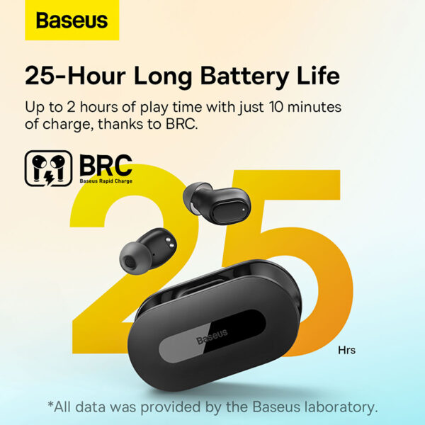 Baseus Bowie EZ10 True Wireless Earphones Black – A00054300116-Z1 - Image 5