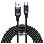 Baseus Flash Multiple 2M Fast Charge Protocols Convertible Fast Charging Cable USB For Type-C 5A  Gray – CATSS-B0G-  6 Months Warranty