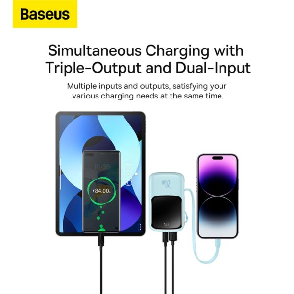 Baseus 10000mAh 20W Qpow Pro iPhone Edition Fast Charge Power Bank - Image 5