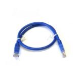 PATCH CODE CABLE - LANSAN CAT5E 1M BLUE(LC5E-01FBL)