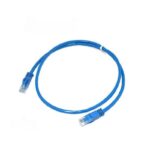 PATCH CODE CABLE - LANSAN CAT5  0.5M BLUE (LC5E-005FBL)