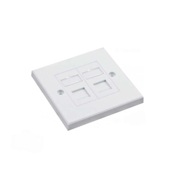 RJ45 FACE PLATE DOUBLE AMP