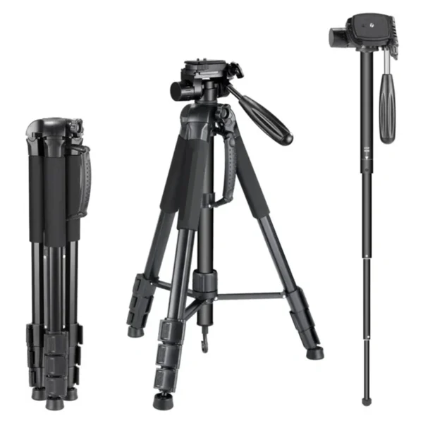 Ugreen Portable Floor-standing live Broadcast Tripod Stand (1.35m Maximum) LP742